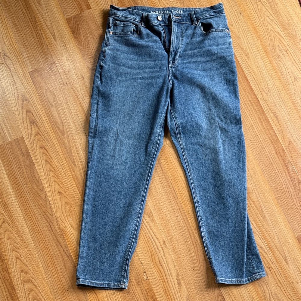 American Eagle Outfitters Blue Ankle Jeans